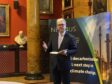 NECCUS CEO Ronnie Quinn addresses the Scotland Net Zero Roadmap launch event in Edinburgh.