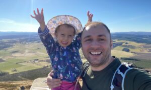 Ain't no mountain high enough for Georgia and Davie