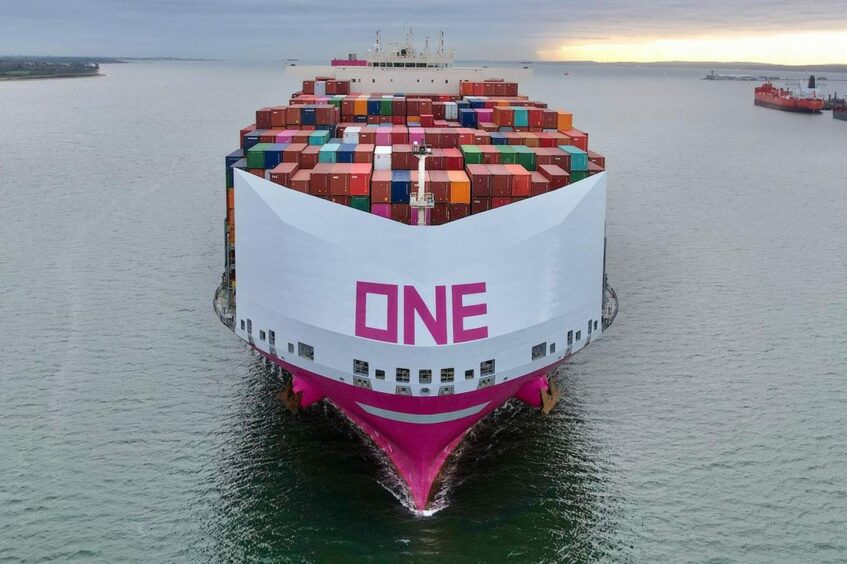 Ocean Network Express of Singapore is among the pioneer users of retrofitted shields on its giant container ships.