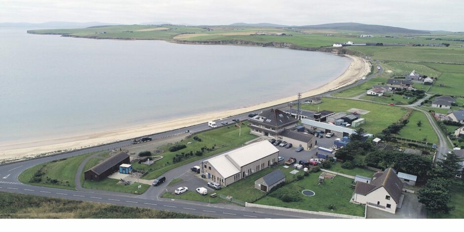 Scapa Beach, Orkney.