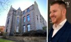 Fife property investor Steven Clark and his development at 19 Spital, Aberdeen.