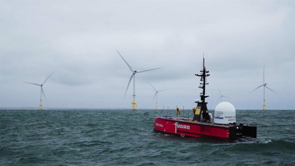 Furgo carries out first ever fully remote offshore wind ROV inspection at Aberdeen offshore wind farm.