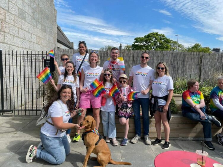 OEUK showing support at Grampian Pride