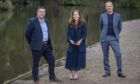 Bill Ireland, Professor Gillian Murray and David Amos.