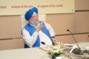 Picture shows; India's Minister for Petroleum and Natural Gas Hardeep Singh Puri. India. Supplied by India's Minister for Petroleum and Natural Gas Hardeep Singh Puri Date; 12/05/2023