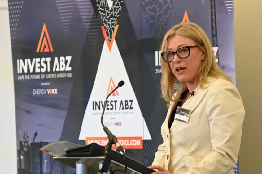 Gillian Martin at Invest ABZ in Aberdeen.