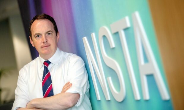 NSTA boss Stuart Payne in the regulator's Aberdeen office.