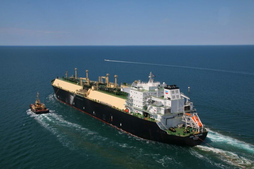 An LNG tanker leaves Australia, where the PRRT has been increased on projects