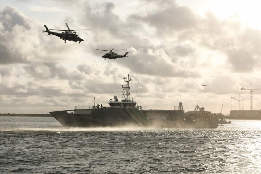 Nigeria's Naval forces in action