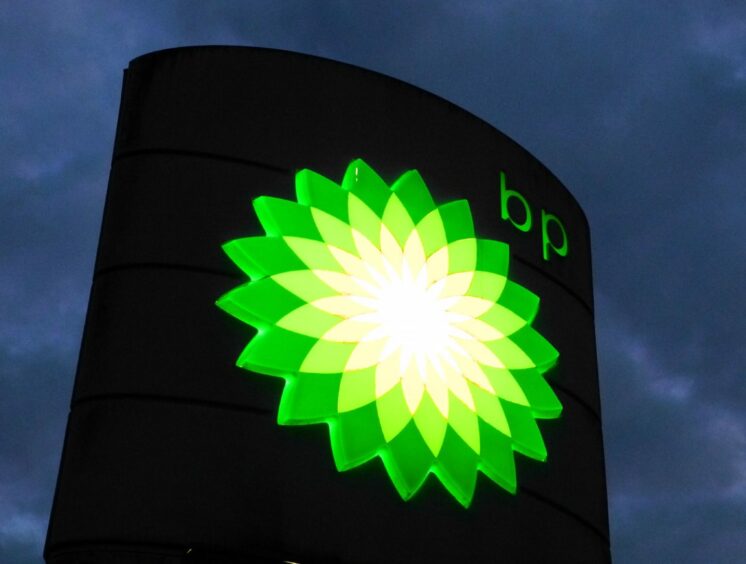 File photo dated 10/03/2022 of a BP sign.