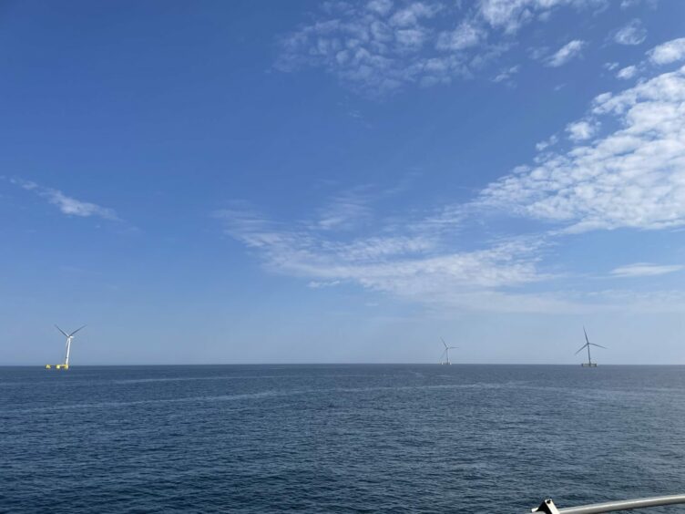 Kincardine Offshore Floating Wind Farm. Image provided by Flare