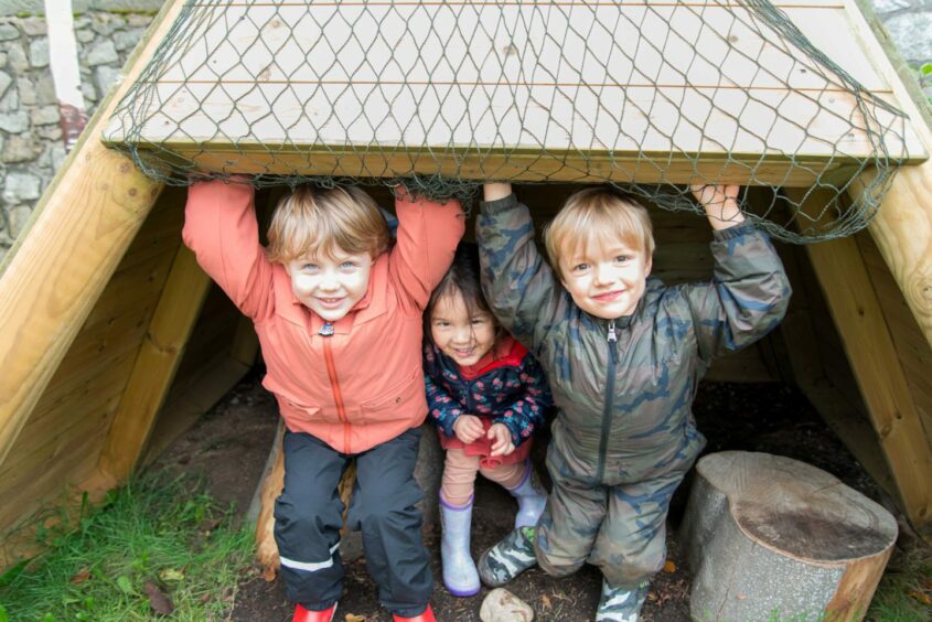 Pupils at International School Aberdeen