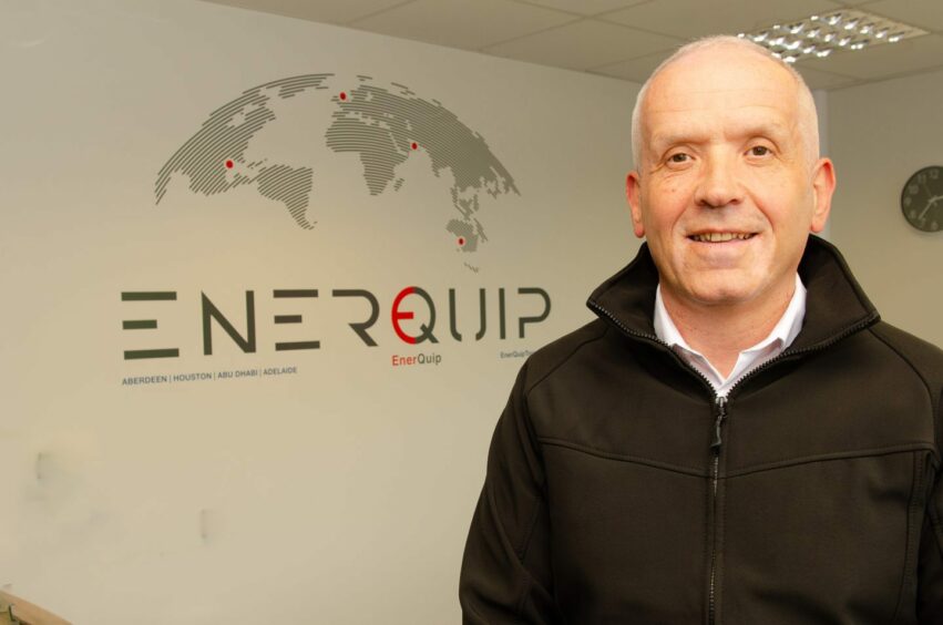 EnerQuip business development manager and 100th staff member Mike Halliday.