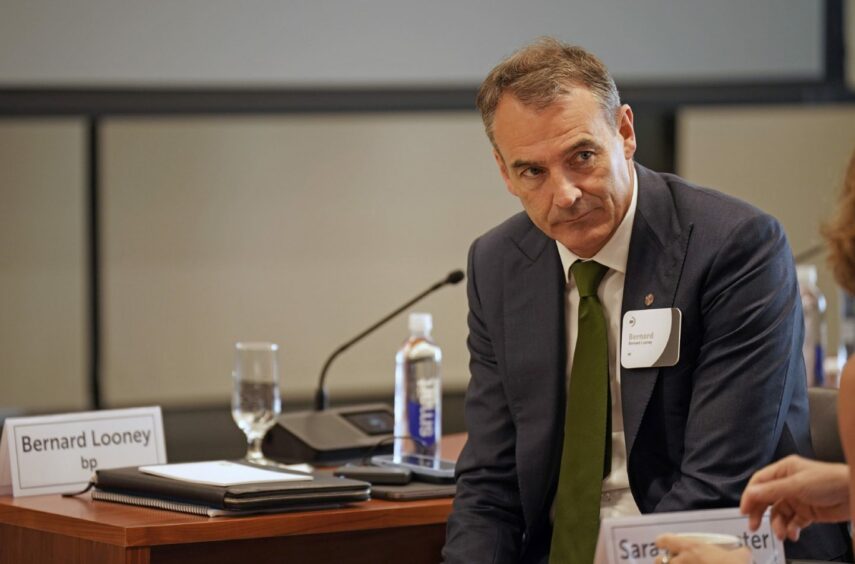 Bernard Looney, Chief Executive Officer of BP, during an event attended by Prime Minister Rishi Sunak at the Business Roundtable during his visit to Washington DC in the US. Picture date: Thursday June 8, 2023.