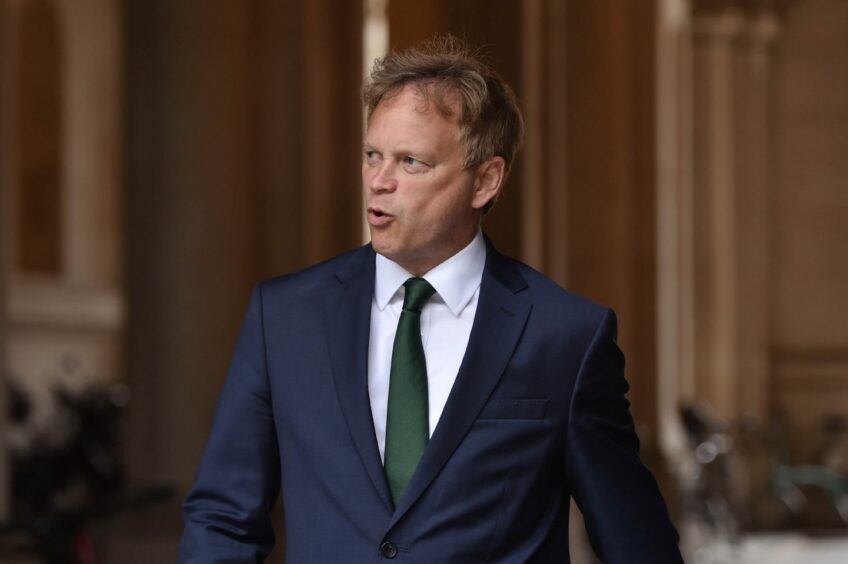 Representatives from BP and Shell will meet with Grant Shapps (pictured) today to lay out plans for investing over £100bn in the UK's energy system.