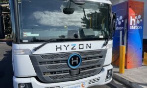 Hyzon truck fuels up at NSW's first hydrogen station