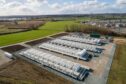 Harmony Energy's 196 MWh battery site in Pillswood. UK.