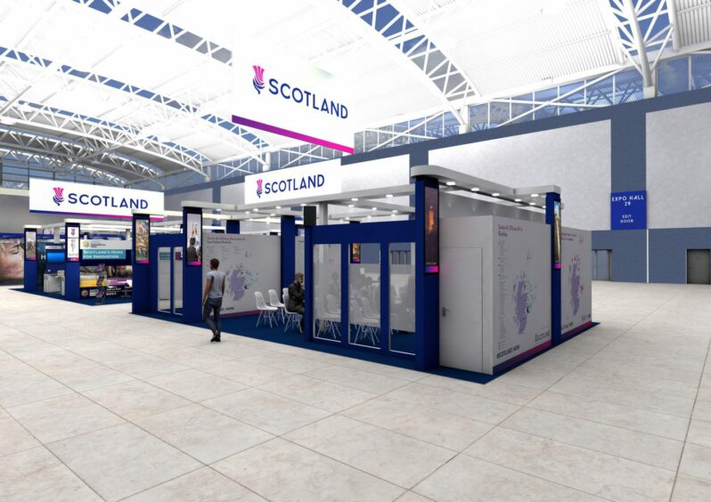 Scotland Pavilion at Offshore Europe 2023.