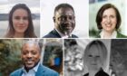 Clockwise from top-left: Dr Emma Behjat, Axis Network, Dr Ollie Folayan, AFBE UK Scotland, Dr Doris Reiter, BP, Chrissie Clarke, Wood, and Shaun Scantlebury, EY UK.