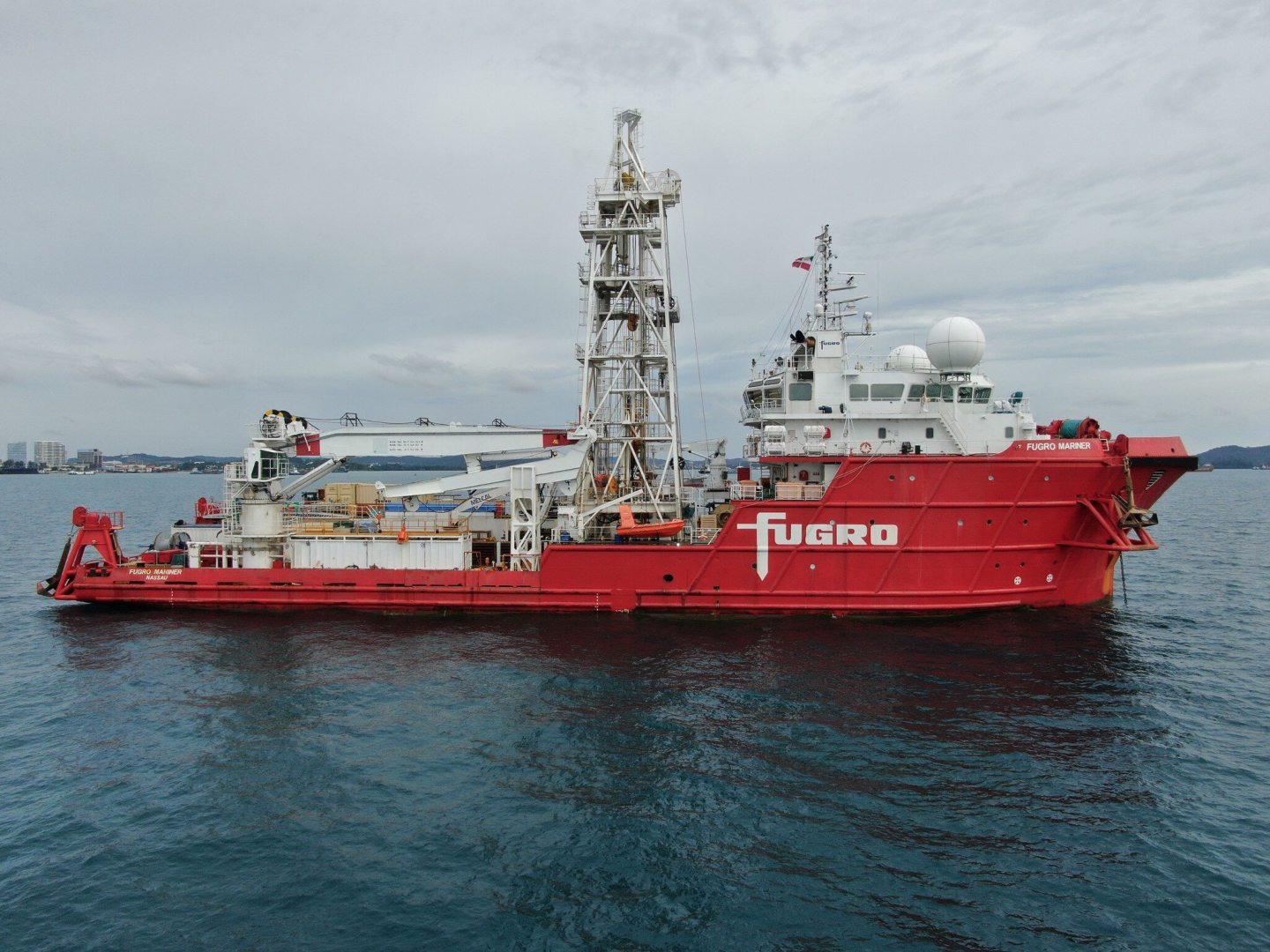 The Fugro Mariner was involved in offshore wind work offshore Australia