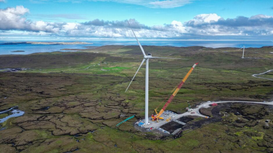 Just over three years since breaking ground on Viking, the 103rd and final turbine has been installed in Shetland.