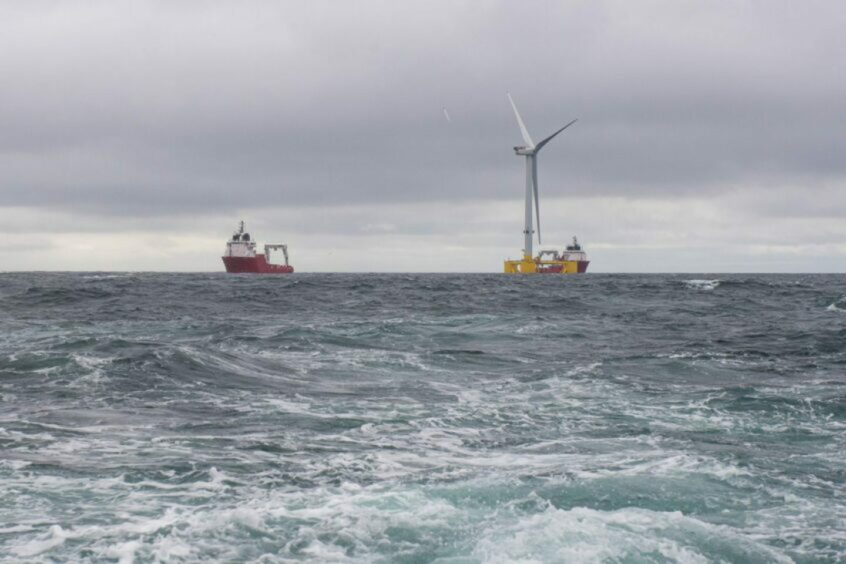 Kincardine floating offshore wind farm.