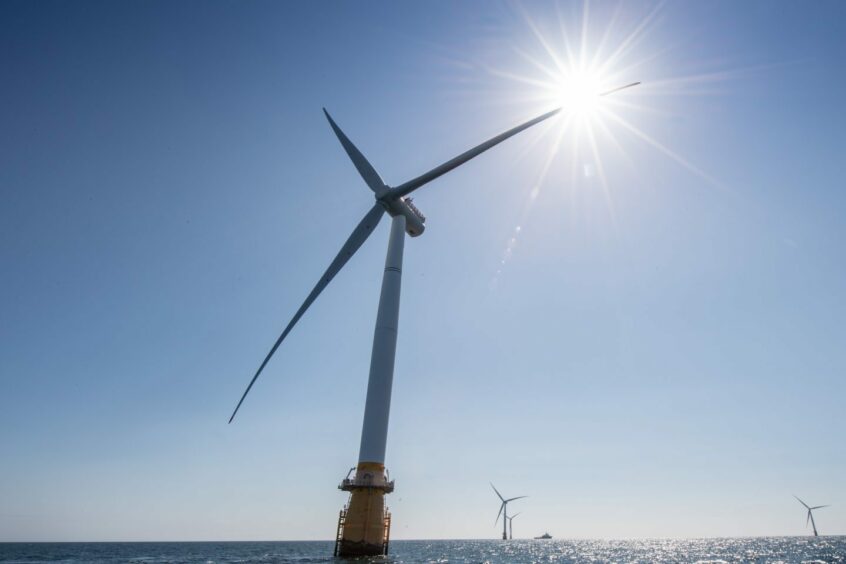 The Hywind Scotland floating wind farm operated by Equinor.