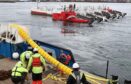 Sustainable Marine deploying its PLAT-I system off Nova Scotia. Canada. 2022