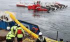 Sustainable Marine deploying its PLAT-I system off Nova Scotia. Canada. 2022