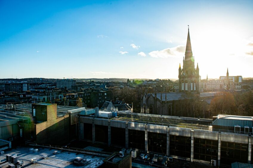 Aberdeen skyline.