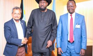 President Kiir meets Caltech COO