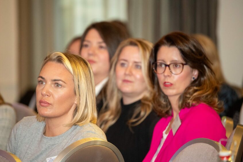 Attendees at the Women In New Energy conference in Aberdeen. The Chester Hotel, Aberdeen. Supplied by Kami Thomson/DC Thomson Date; 26/09/2023