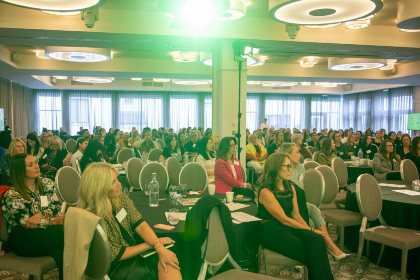 Attendees at the Women In New Energy conference in Aberdeen. The Chester Hotel, Aberdeen. Supplied by Kami Thomson/DC Thomson Date; 26/09/2023