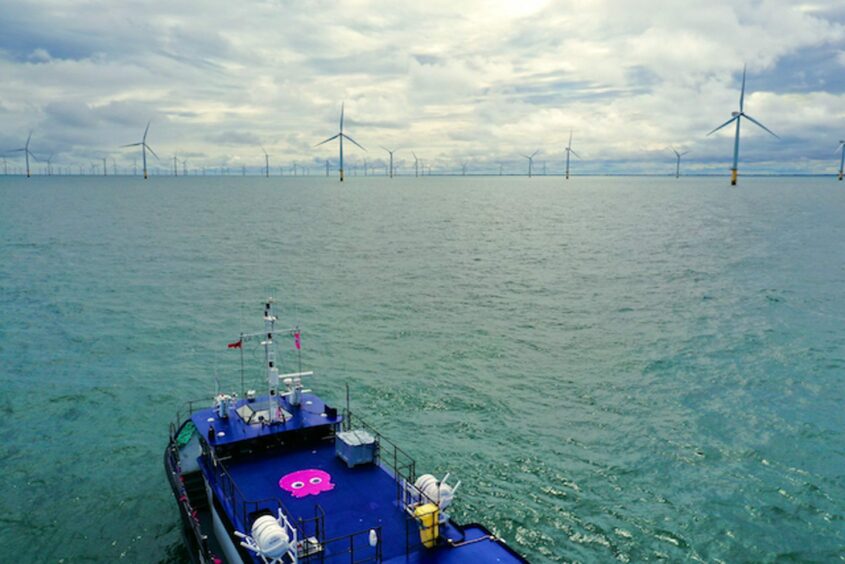 Octopus Energy boat trip to Lincs Offshore Wind Farm.