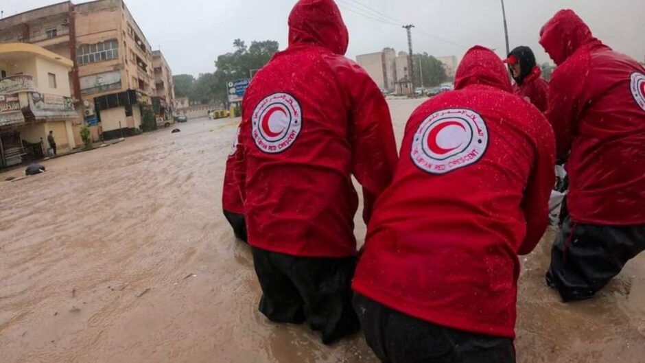 ICRC workers respond to Libya's eastern flood disaster