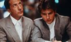 Dustin Hoffman and Tom Cruise in the 1988 film Rain Man