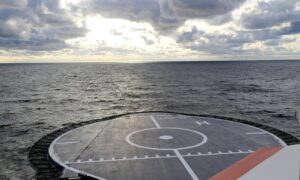 Finnish Border Guard's offshore patrol boat Turva - 11 Oct 2023.