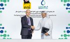 Saad Sherida Al-Kaabi, the Minister of State for Energy Affair and President and CEO of QatarEnergy, and Eni CEO Claudio Descalzi sign the LNG supply deal in Doha.