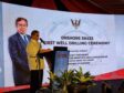 Sarawak premier launching the state's first onshore well drilling in 50 years