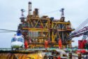 The Central Processing Complex at the Spirit Energy Morecambe field platform, in the Irish Sea off the coast of Lancashire, UK, on Oct. 20.