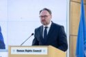 Dan Jorgensen, Minister for Development Cooperation and Global Climate Policy of Denmark addresses the 52nd Regular Session of the Human Rights Council, Geneva.
