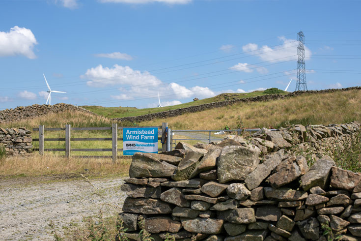 Banks Renewables' Armistead wind farm.