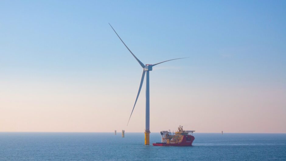 Dogger Bank offshore wind farm.