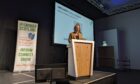 Scottish Government energy minister Gillian Martin at the Scottish Hydrogen and Fuel Cell Association's Hydrogen Scotland conference.