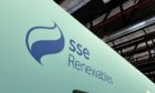 SSE Renewables signage at Floating Offshore Wind 2023. PJ Live.