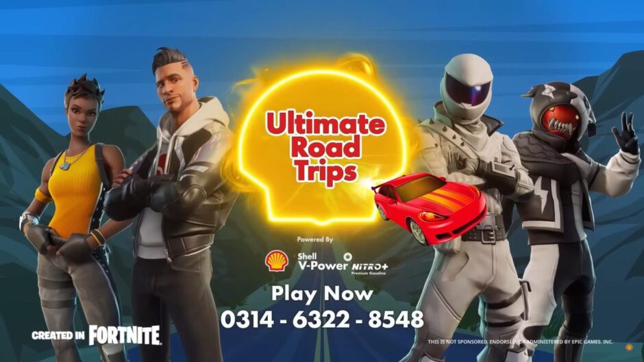 'Shell Ultimate Road Trips' event in Fortnite.