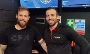 Offshore Fitness co-founders Dan Simpson and Shaun Gibbins.