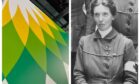 Dr Flora Murray, pictured in 1914, alongside BP's 2023 Offshore Europe stand.