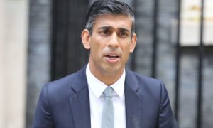 Rishi Sunak was the main speaker at Tory conference in Aberdeen.