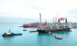 Gimi FLNG has set sail from Singapore for the GTA project, off Mauritania and Senegal